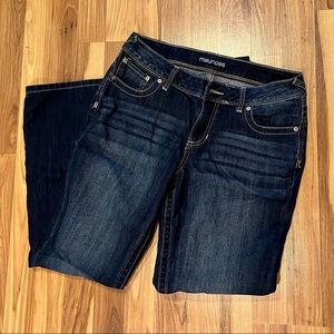 Maurices Dark Wash Boot Cut Jeans